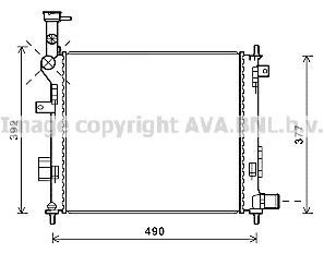 AVA QUALITY COOLING Radiators, Motora dzesēšanas sistēma KA2189